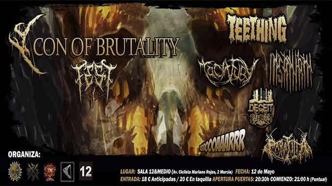 Plantilla Icon of Brutality Fest Web