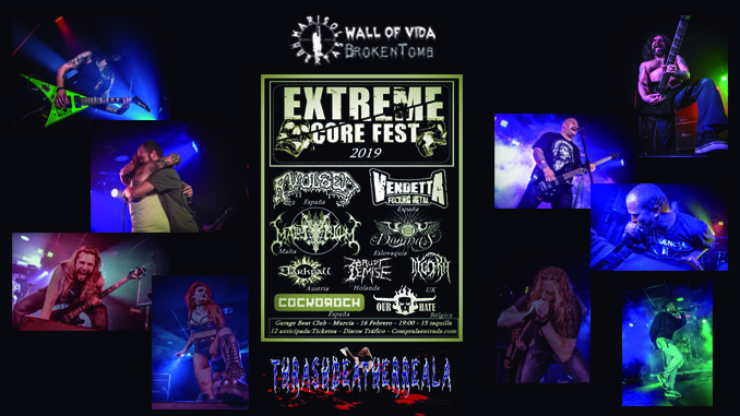 Plantilla Extreme Core Fest 2019