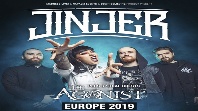 Jinjer gira Broken Tomb