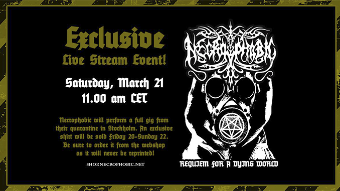 Necrophobic Live Stream Broken tomb