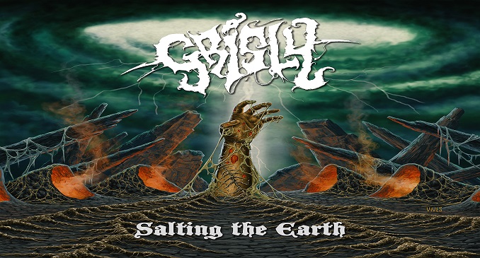Grisly - Salting the Earth 12x12cm