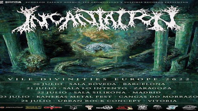 Incantation BrokenTomb Tour 2022
