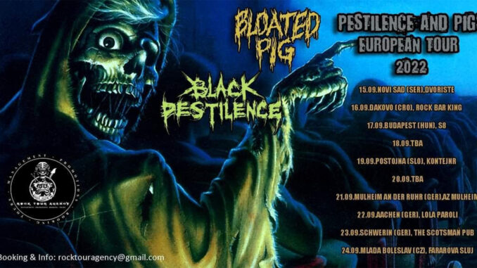 Black Pestilence gria Europa 2022 BrokenTomb